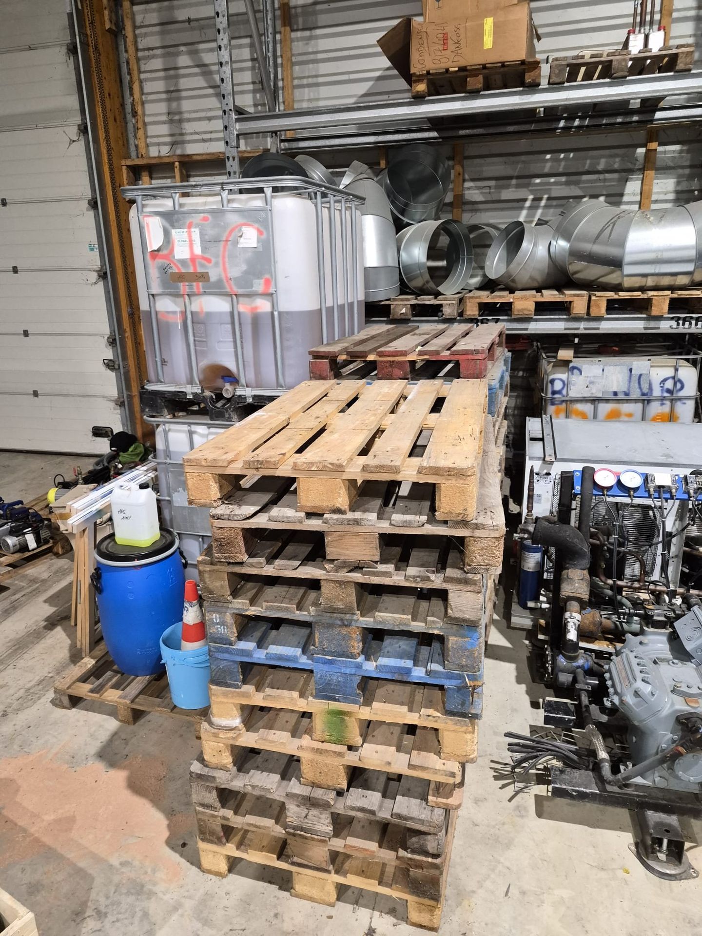 Photo du lot de palettes