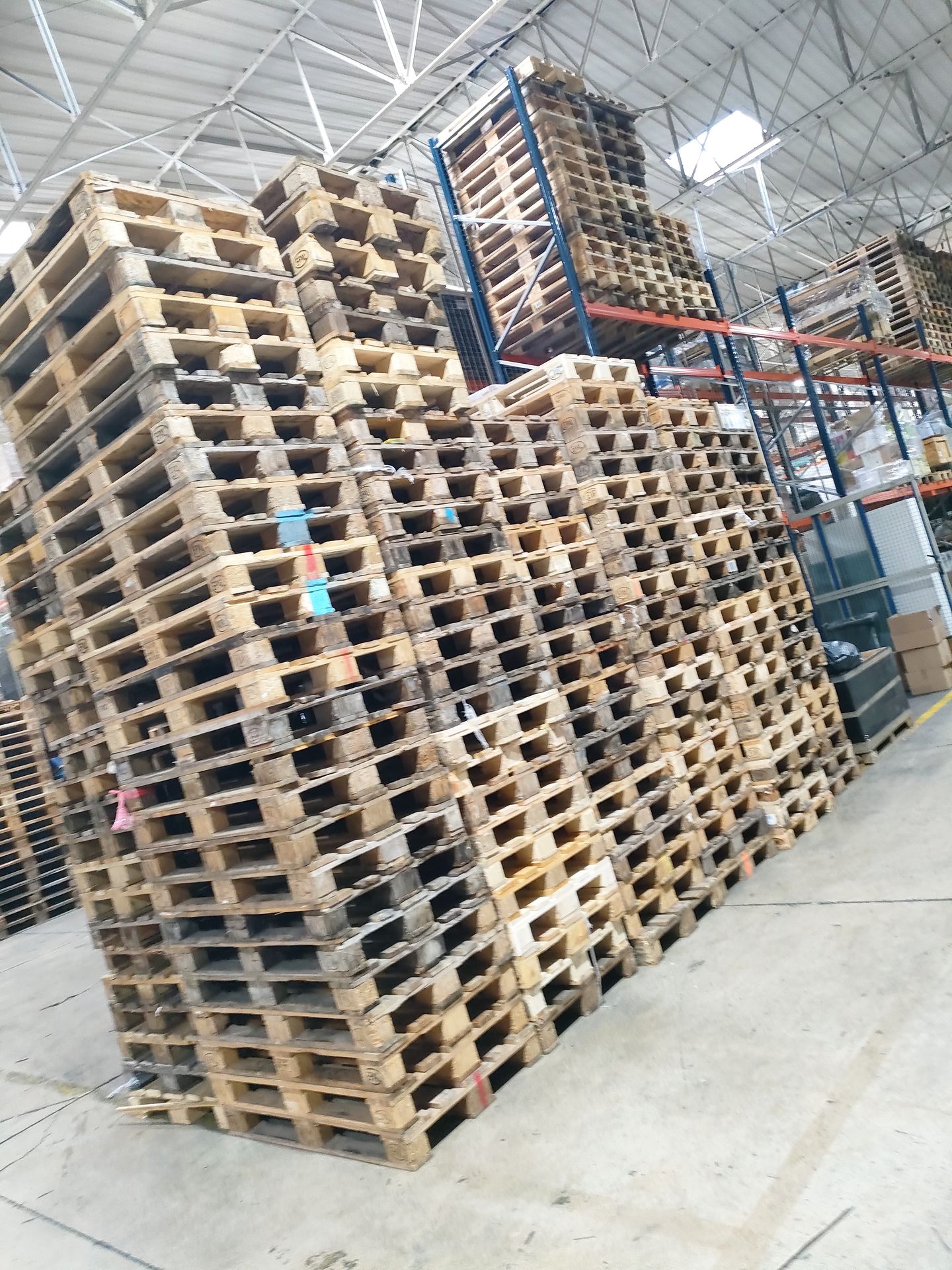 Photo du lot de palettes